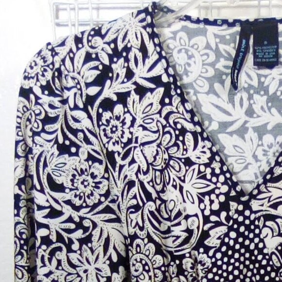 San Tropez West Tie Back Blouse Size: S - Picture 7 of 14